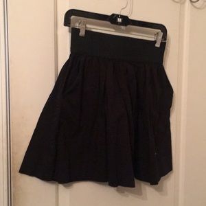 High waisted circle skirt with pockets